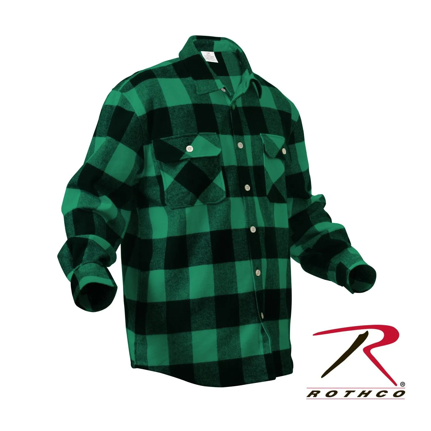 Extra Heavyweight Buffalo Plaid Flannel Shirt