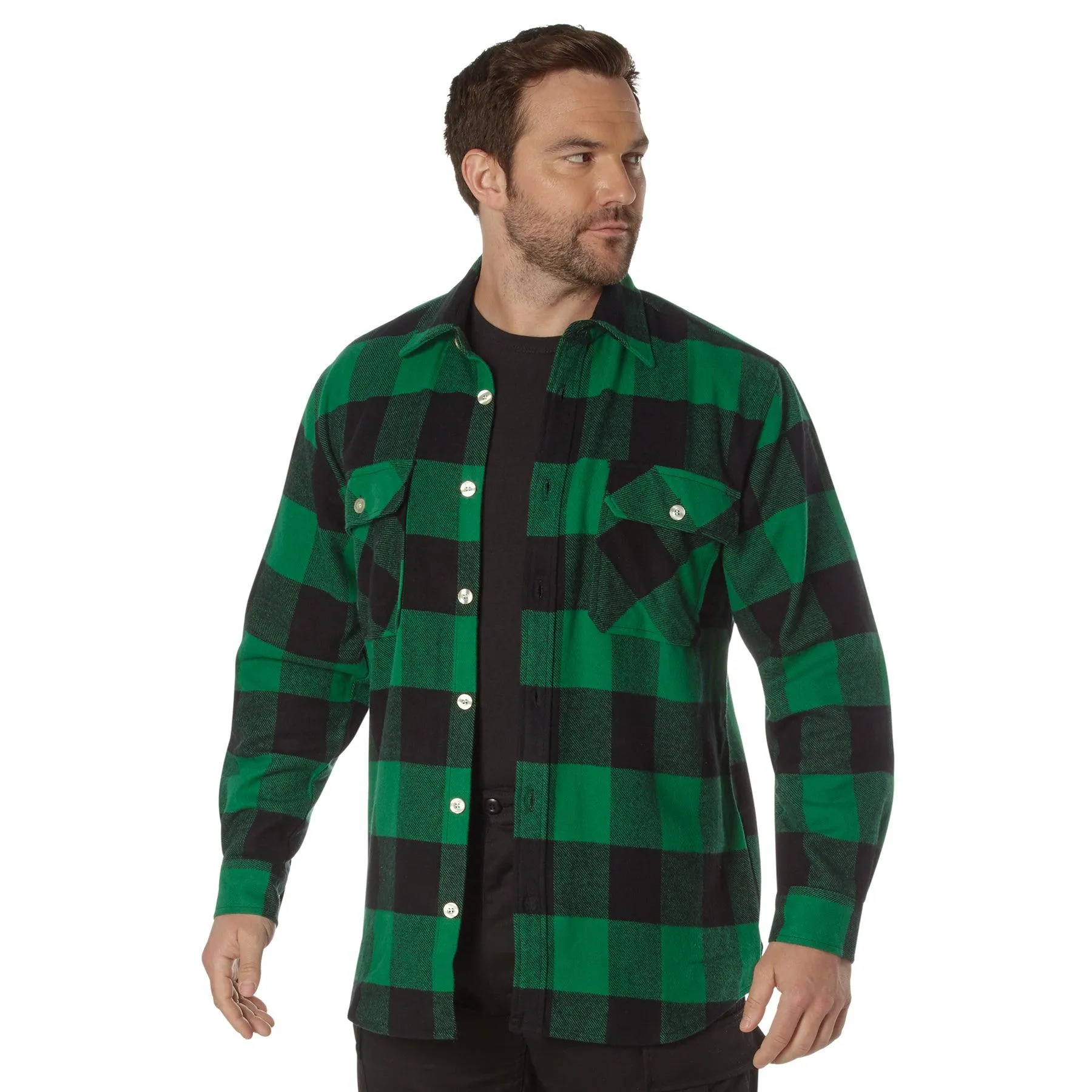 Extra Heavyweight Buffalo Plaid Flannel Shirt