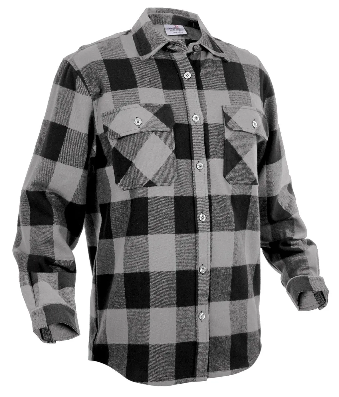 Extra Heavyweight Buffalo Plaid Flannel Shirt