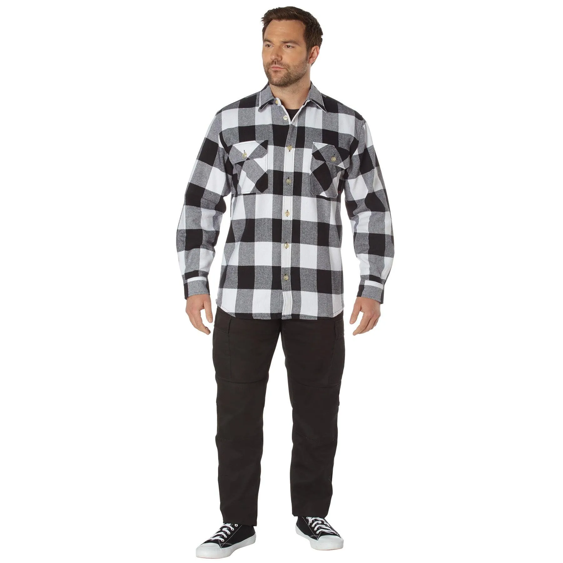 Extra Heavyweight Buffalo Plaid Flannel Shirt