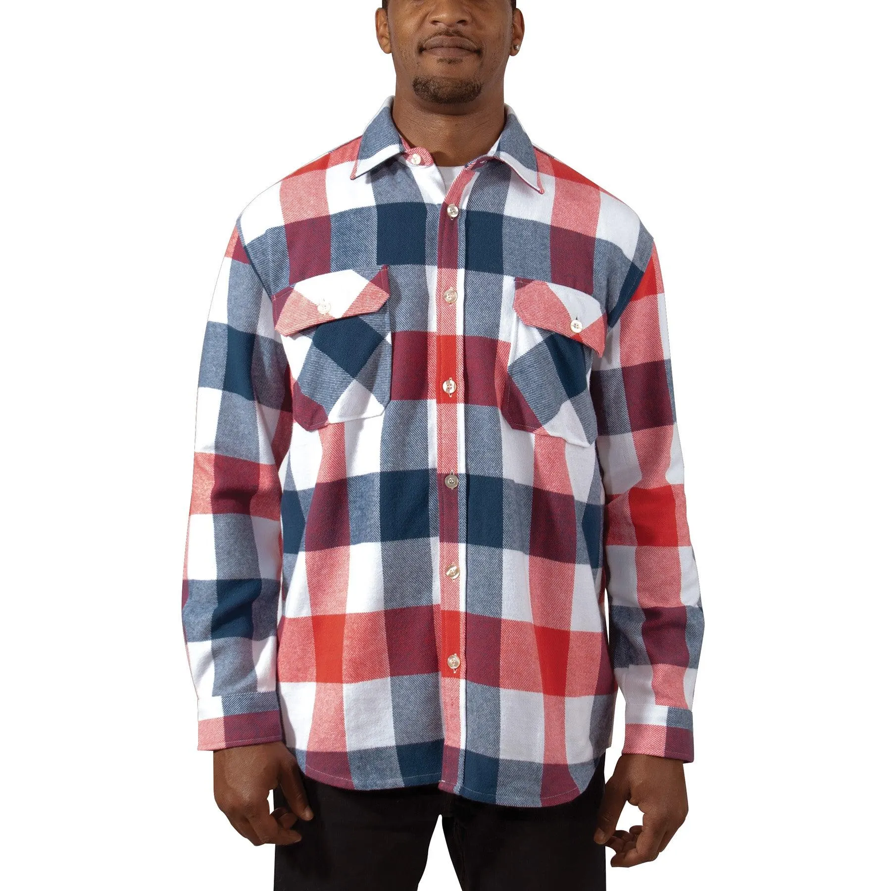 Extra Heavyweight Buffalo Plaid Flannel Shirt