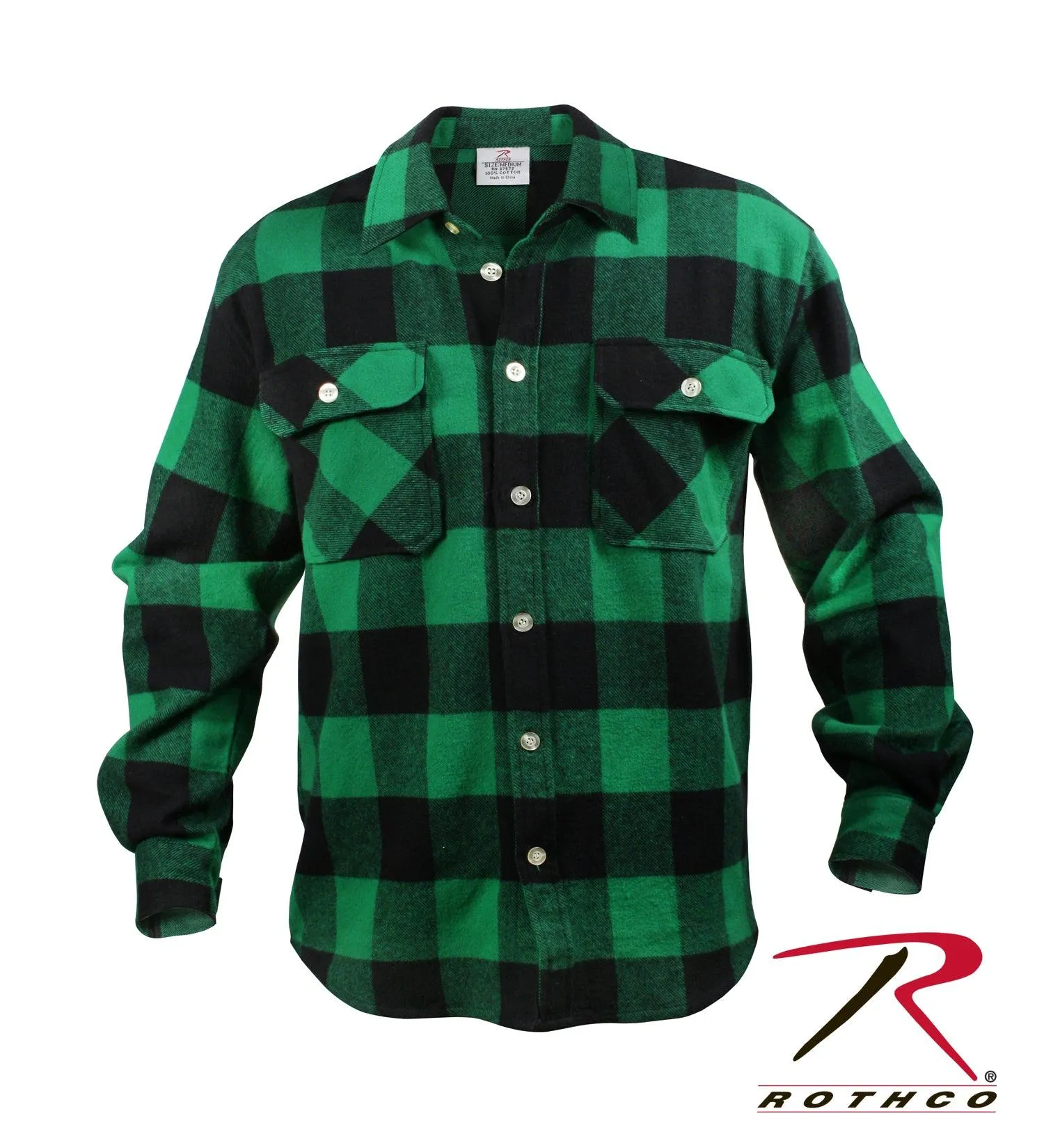 Extra Heavyweight Buffalo Plaid Flannel Shirt