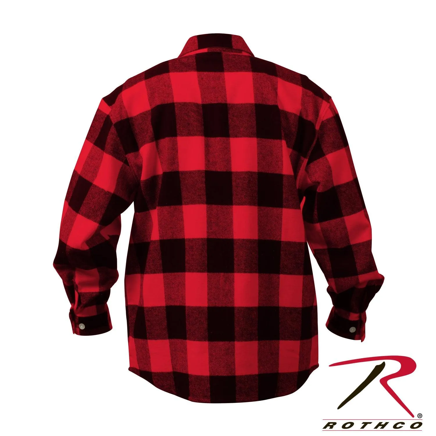 Extra Heavyweight Buffalo Plaid Flannel Shirt