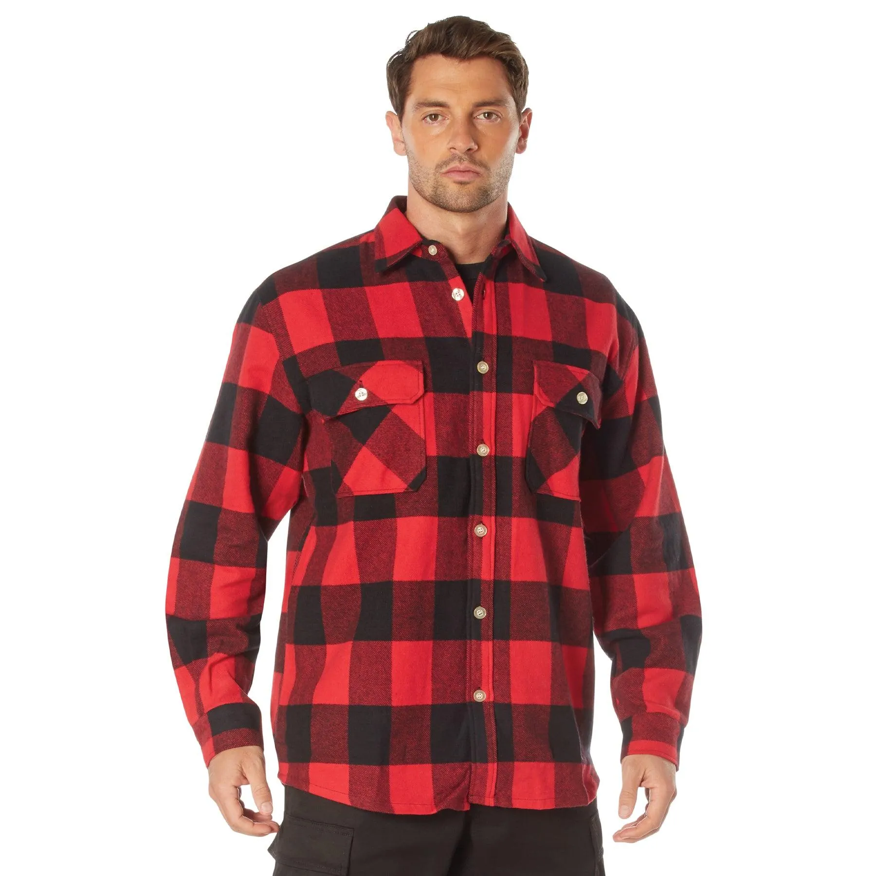 Extra Heavyweight Buffalo Plaid Flannel Shirt