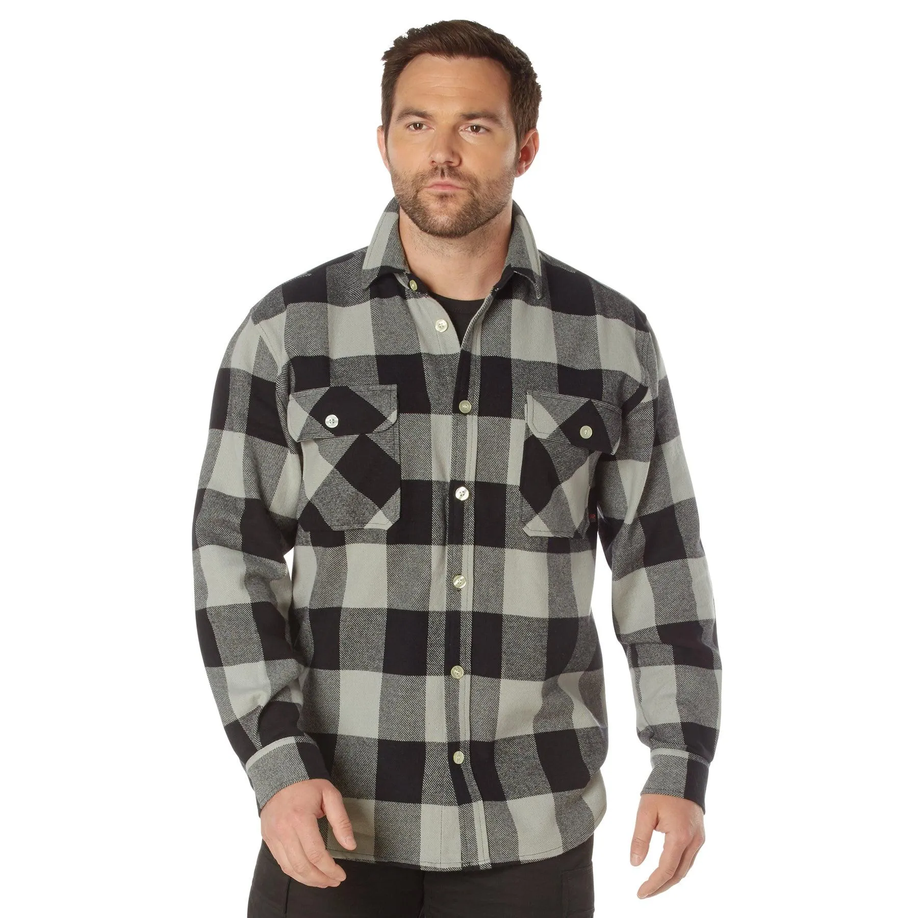 Extra Heavyweight Buffalo Plaid Flannel Shirt