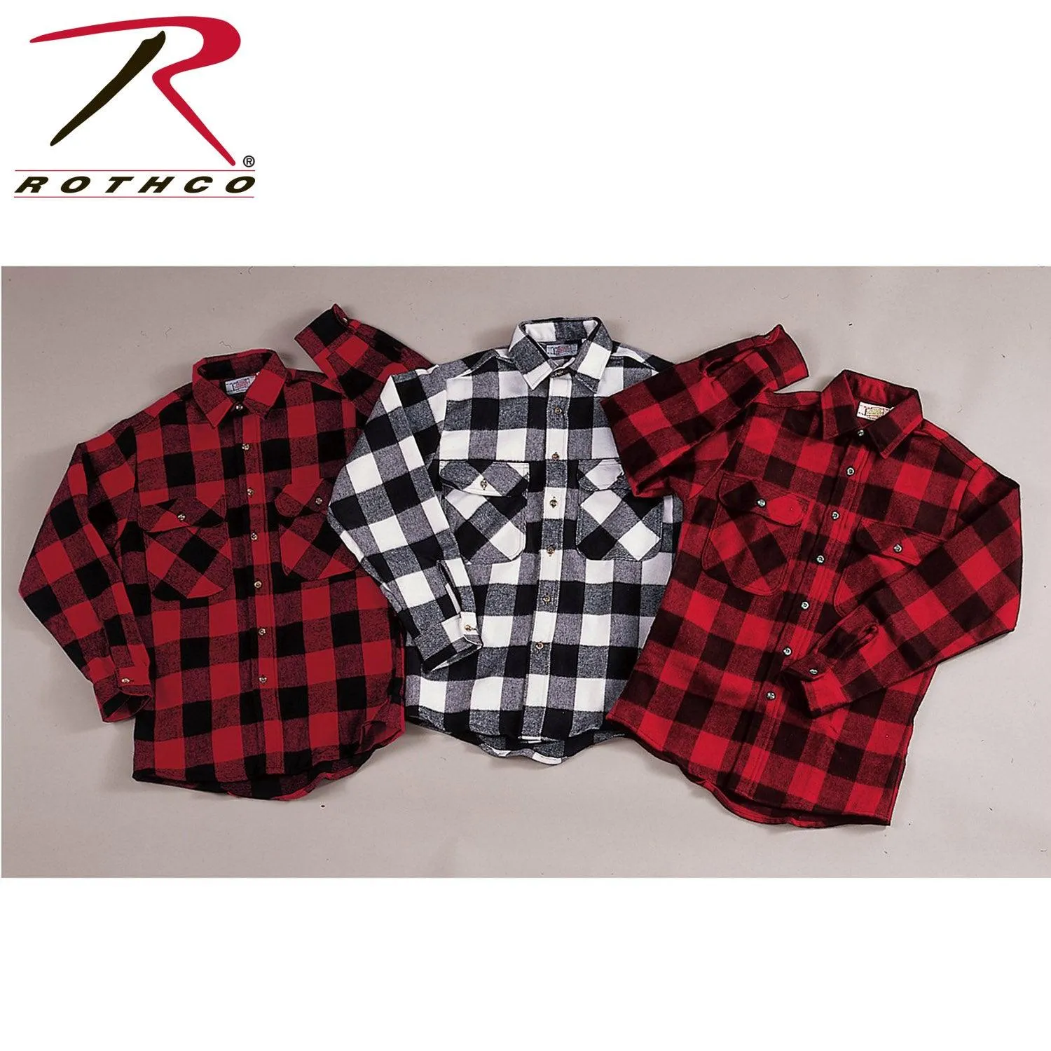 Extra Heavyweight Buffalo Plaid Flannel Shirt