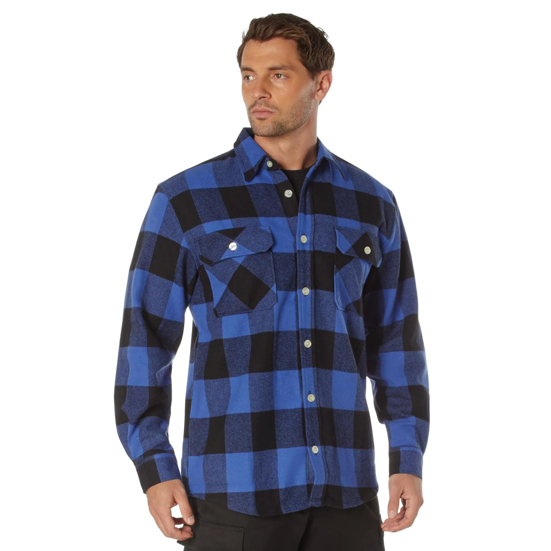 Extra Heavyweight Buffalo Plaid Flannel Shirt