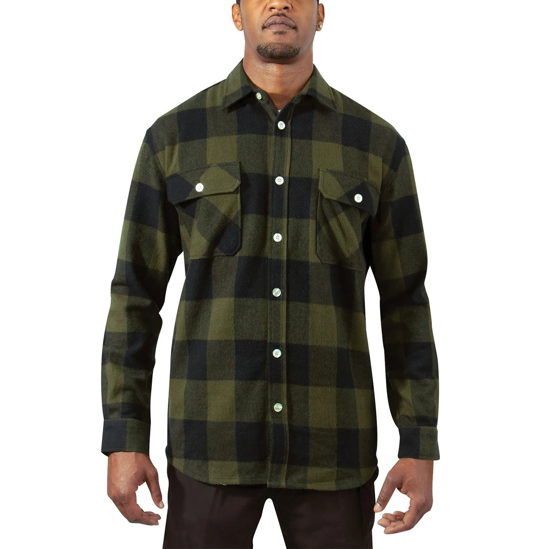 Extra Heavyweight Buffalo Plaid Flannel Shirt