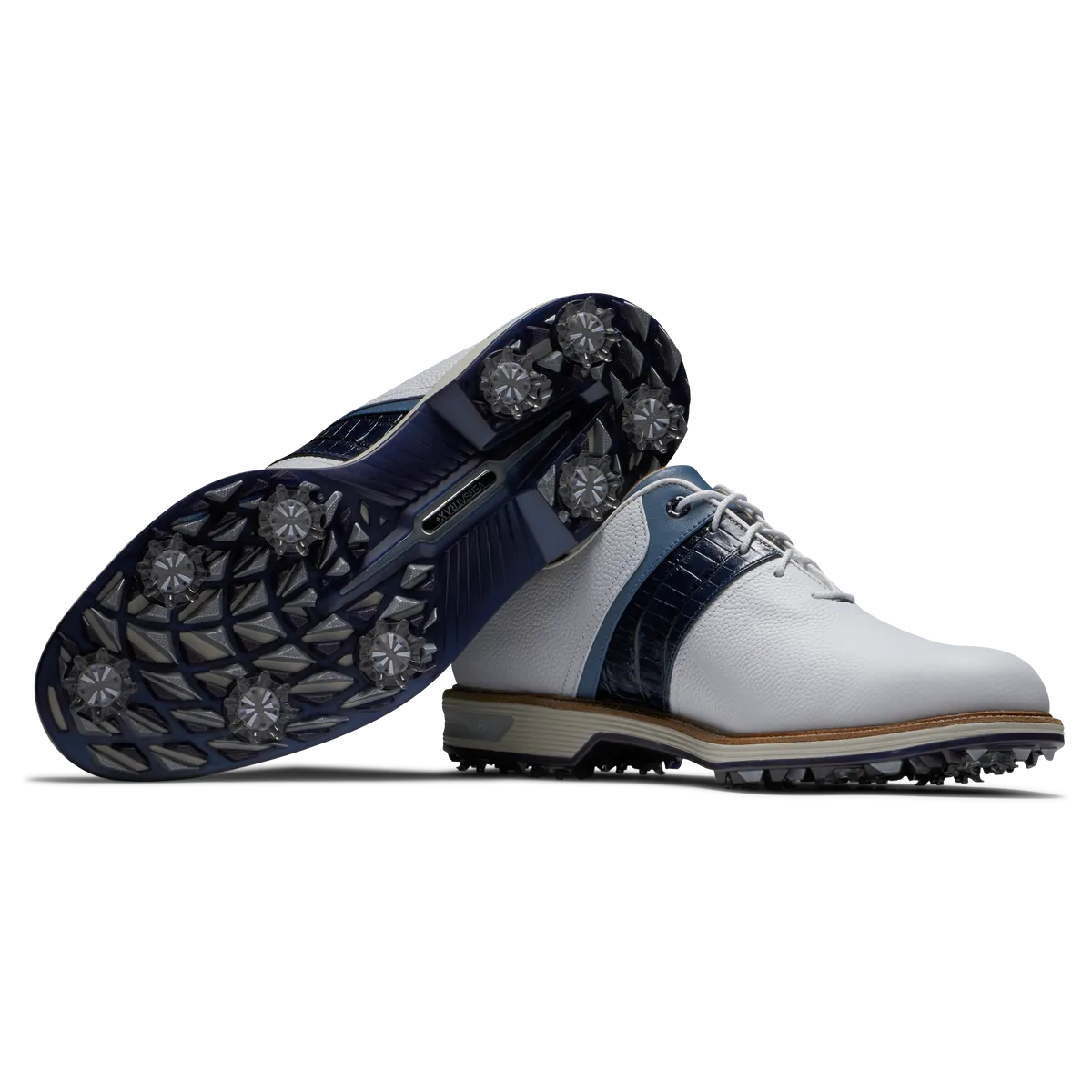 FootJoy Men's Premier Golf Shoes- White/Black/Navy