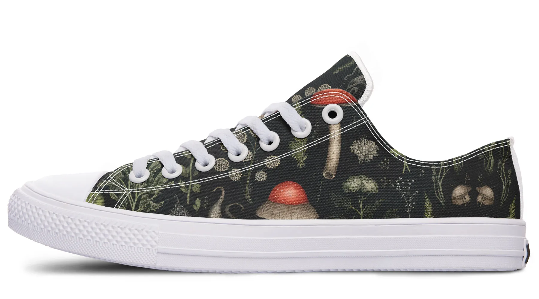 Foraging Low Tops - Classic Premium Canvas Shoes with Comfortable and Durable Soles