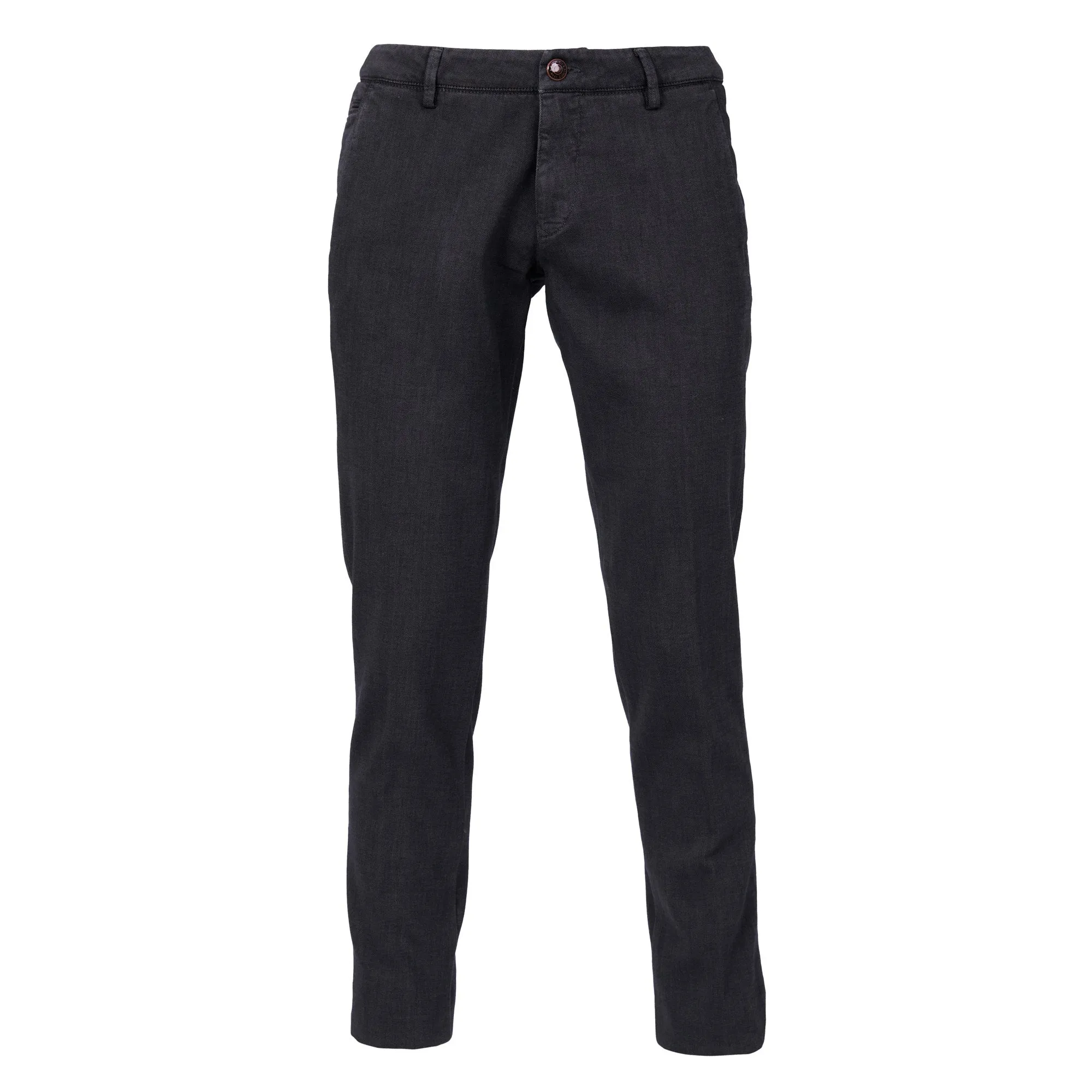 FRADI "Denim Look" Cotton Stretch Chino DARK GREY