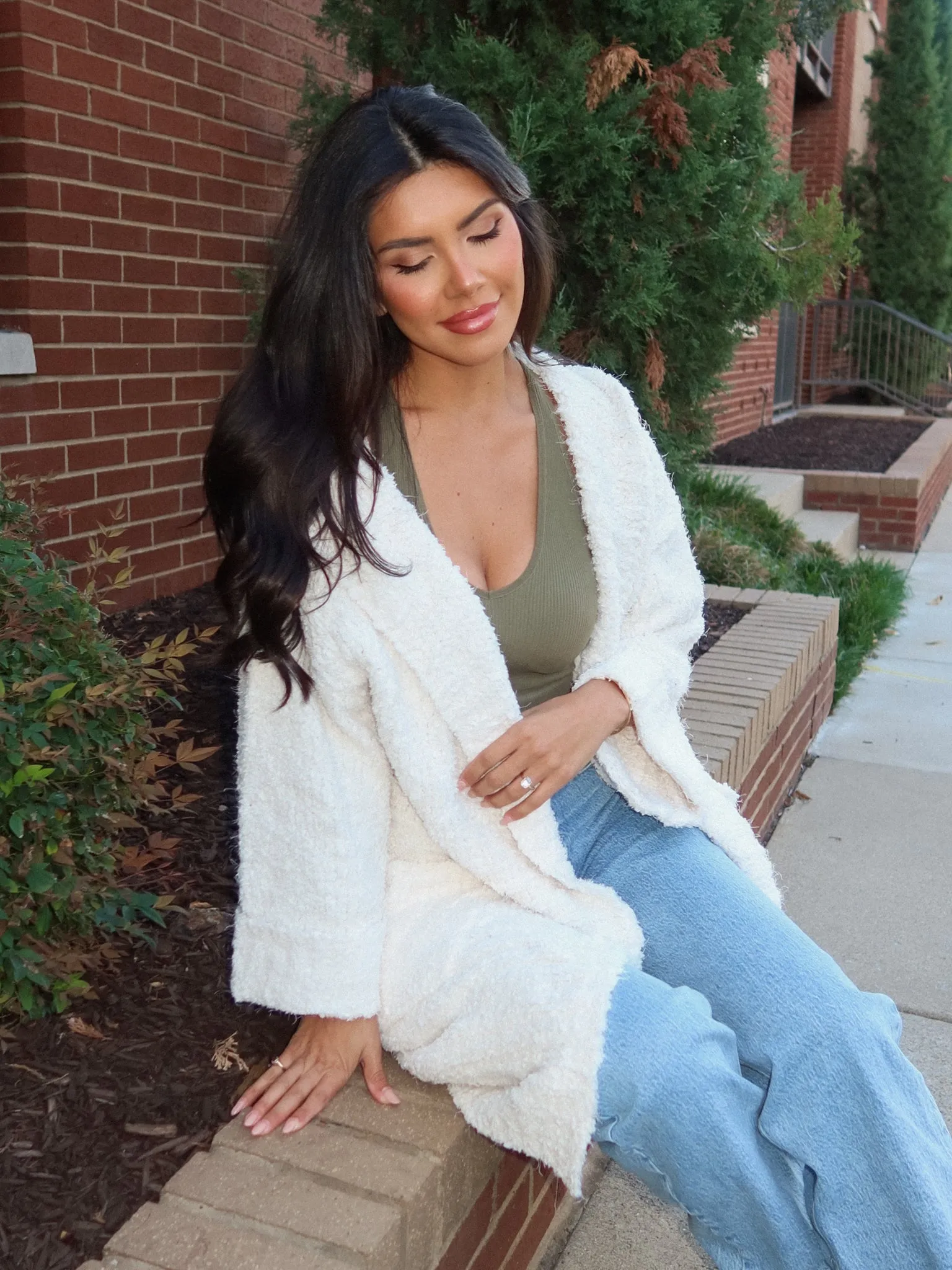 Gemini Soft Knit Cardigan in Ivory