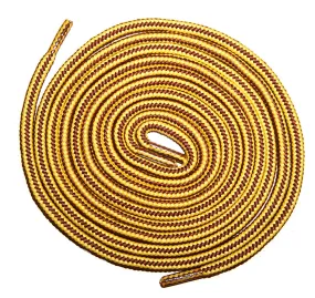 [Golden Yellow / British Tan] 35-36" Round Hiking Shoelaces for Vans