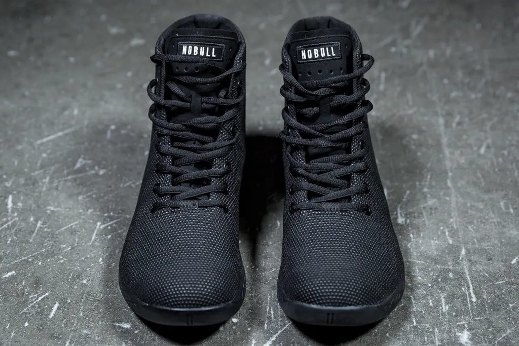 HIGH-TOP BLACK TRAINER (MEN'S).