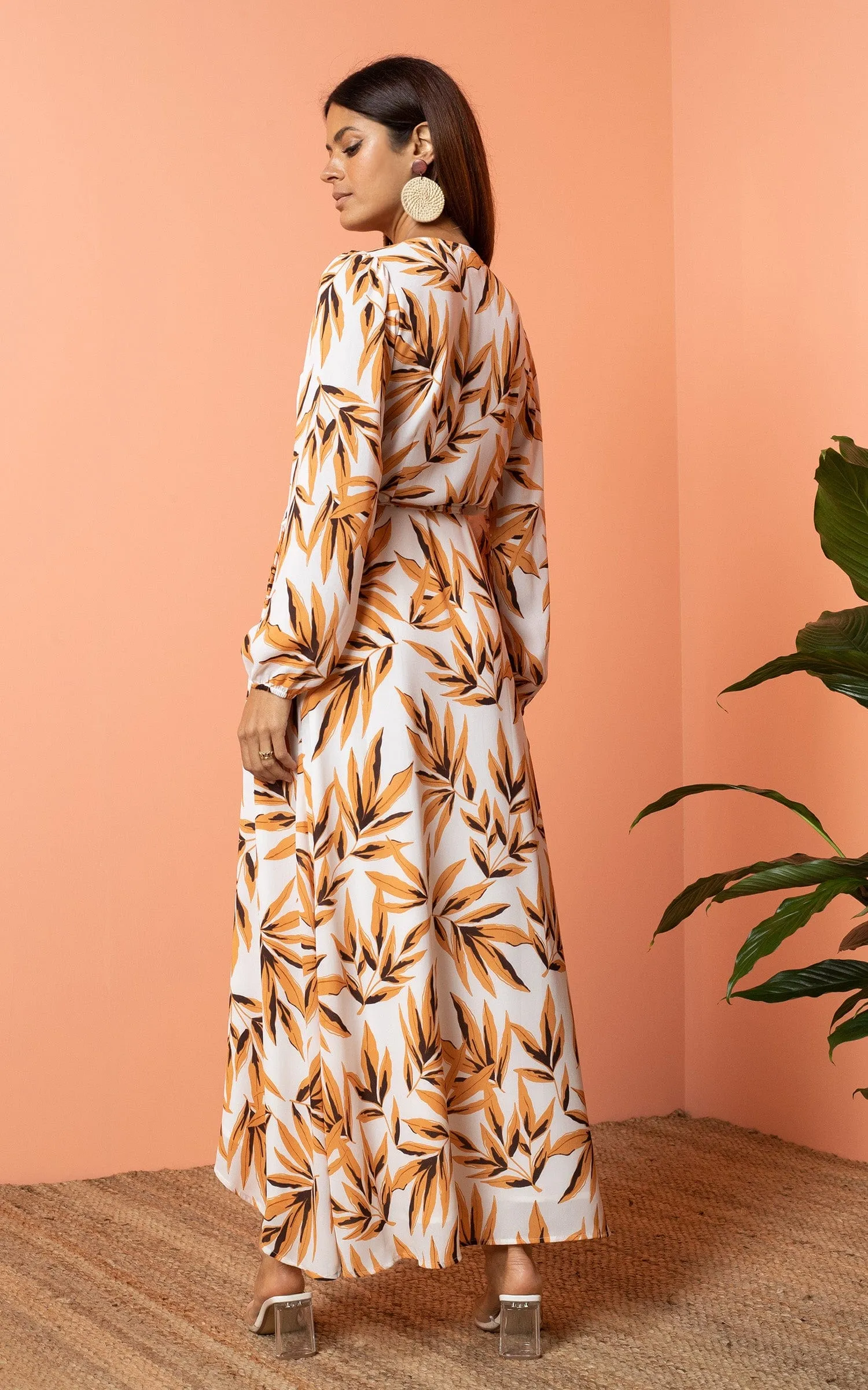 Jagger Maxi Dress in Tropic Natural