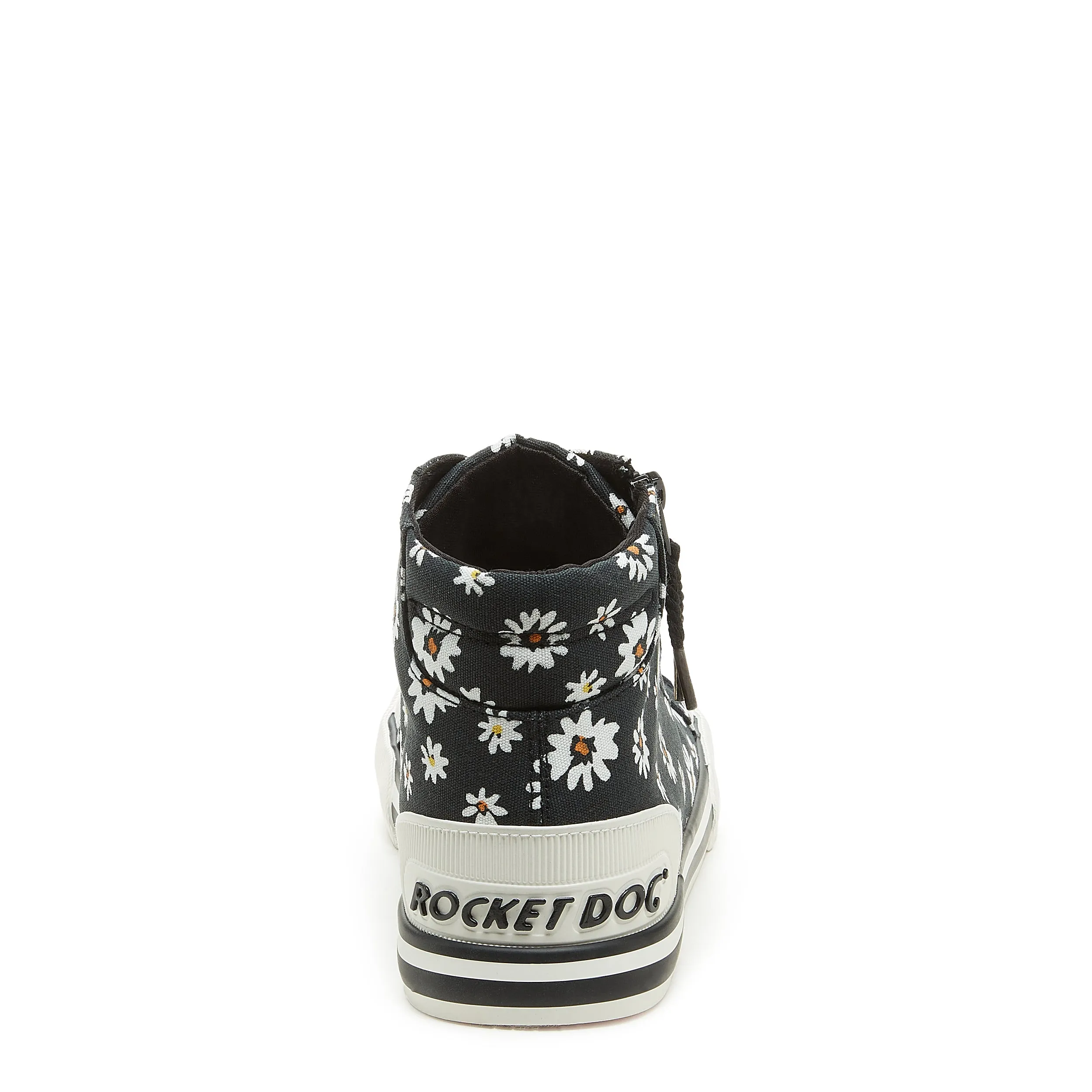 Jazzin Black Daisy High-top Trainers