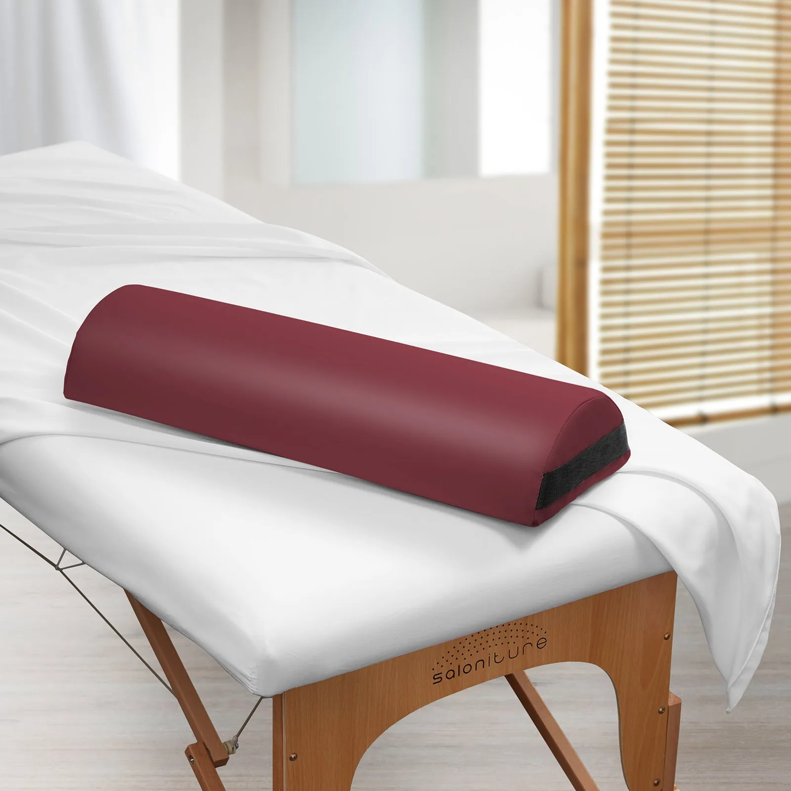 Jumbo Half Round Massage Table Bolster by Saloniture