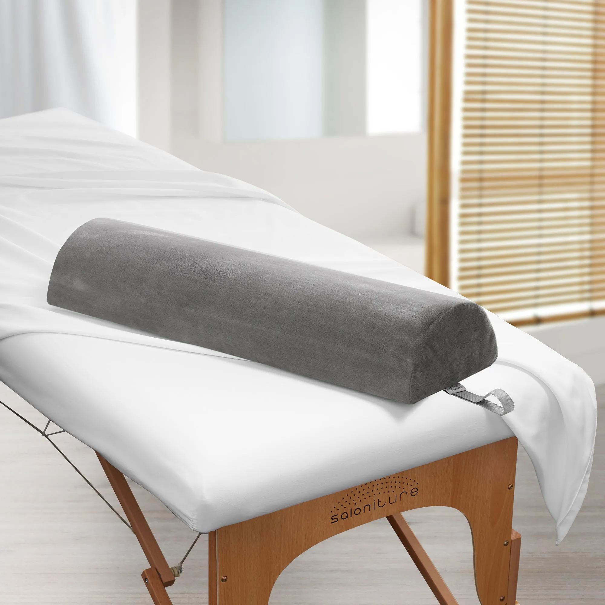 Jumbo Half Round Massage Table Bolster by Saloniture