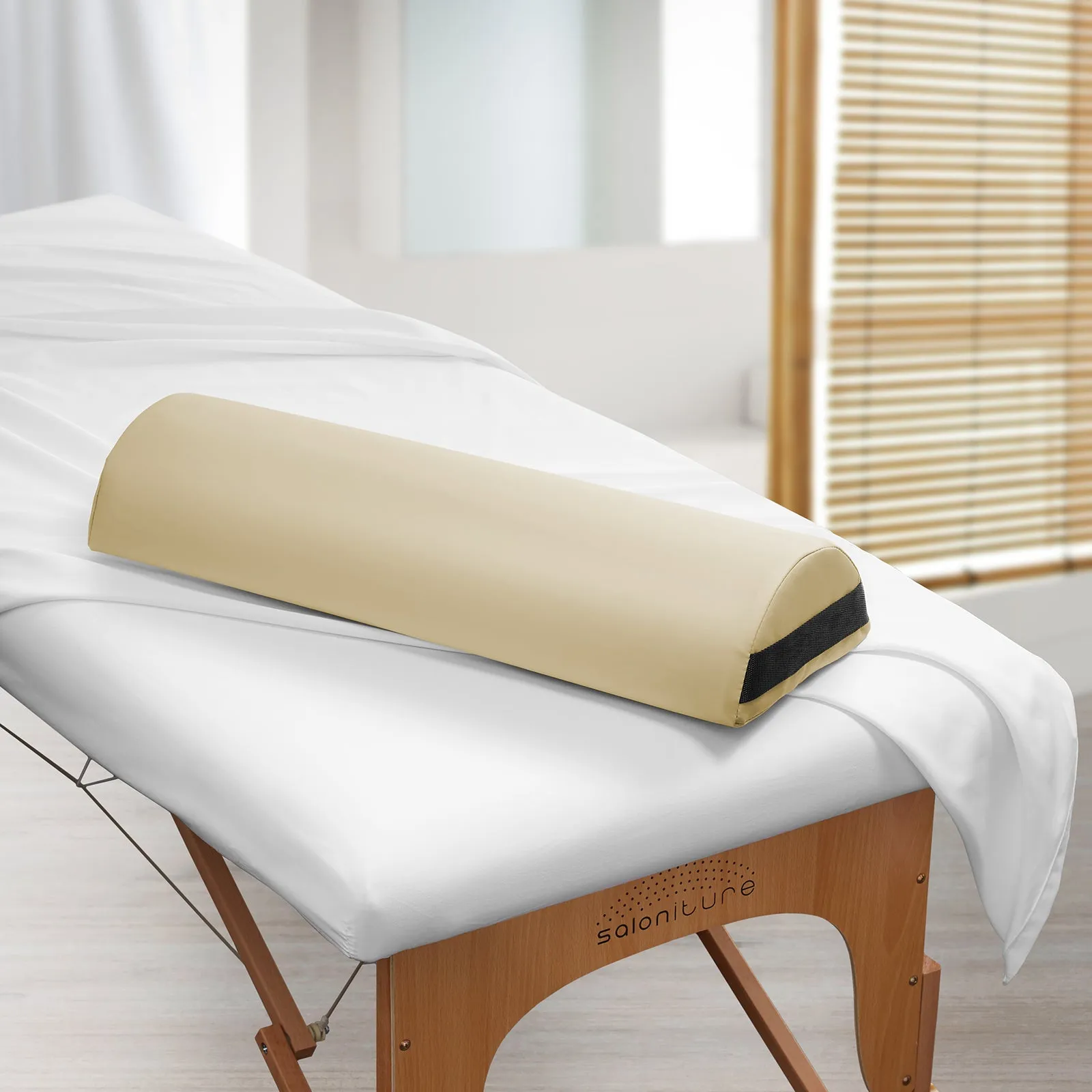 Jumbo Half Round Massage Table Bolster by Saloniture