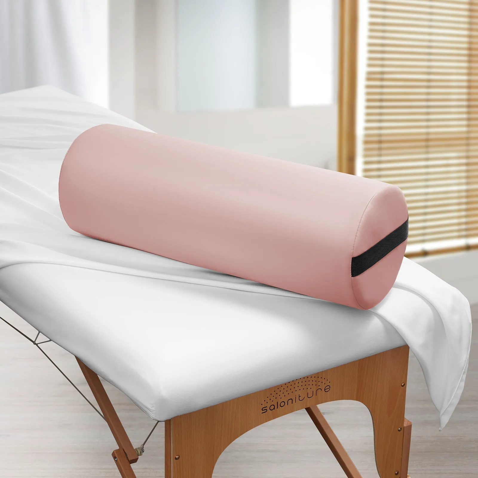 Jumbo Round Massage Table Bolster by Saloniture