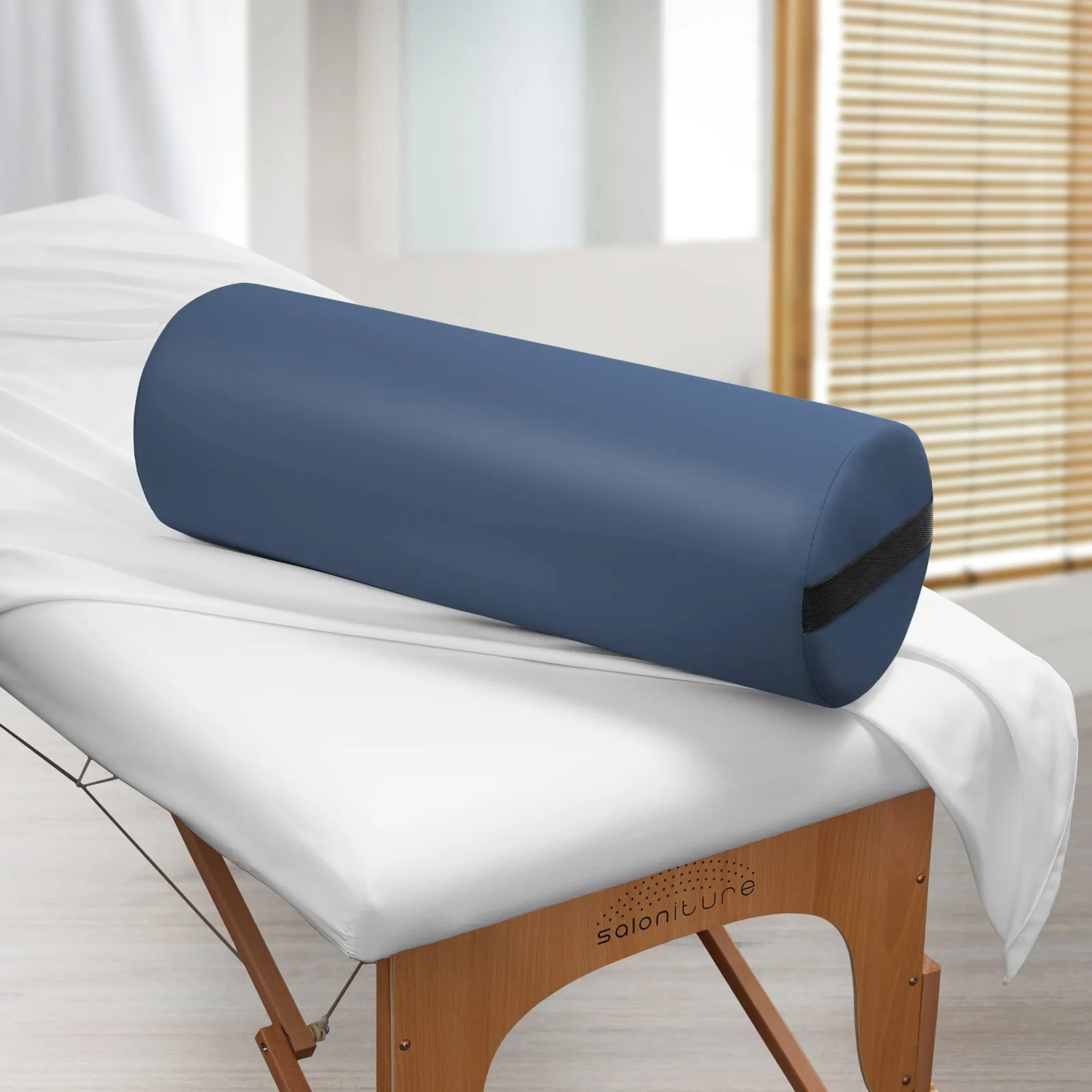 Jumbo Round Massage Table Bolster by Saloniture