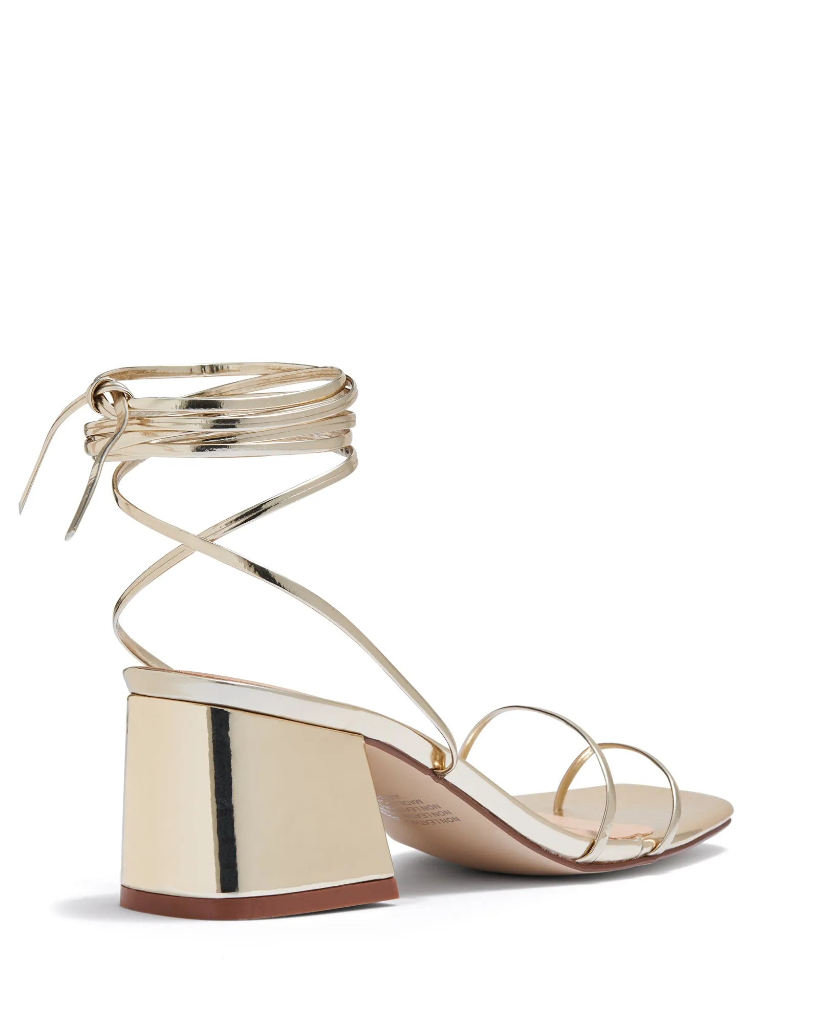 Juniper Heel Soft Gold Metallic