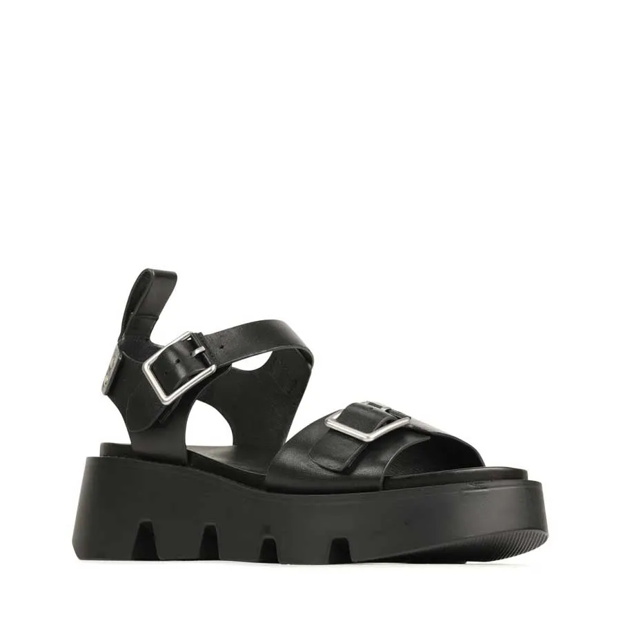 KAIRA PLATFORM SANDALS LEATHER