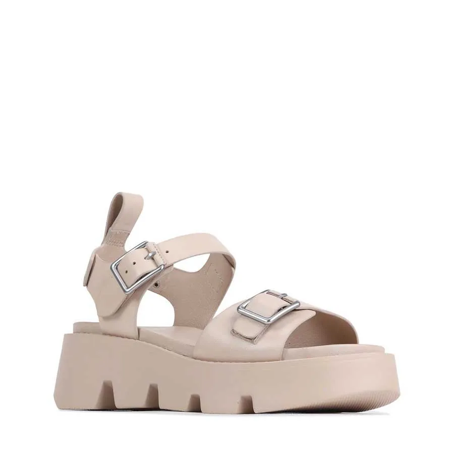 KAIRA PLATFORM SANDALS LEATHER