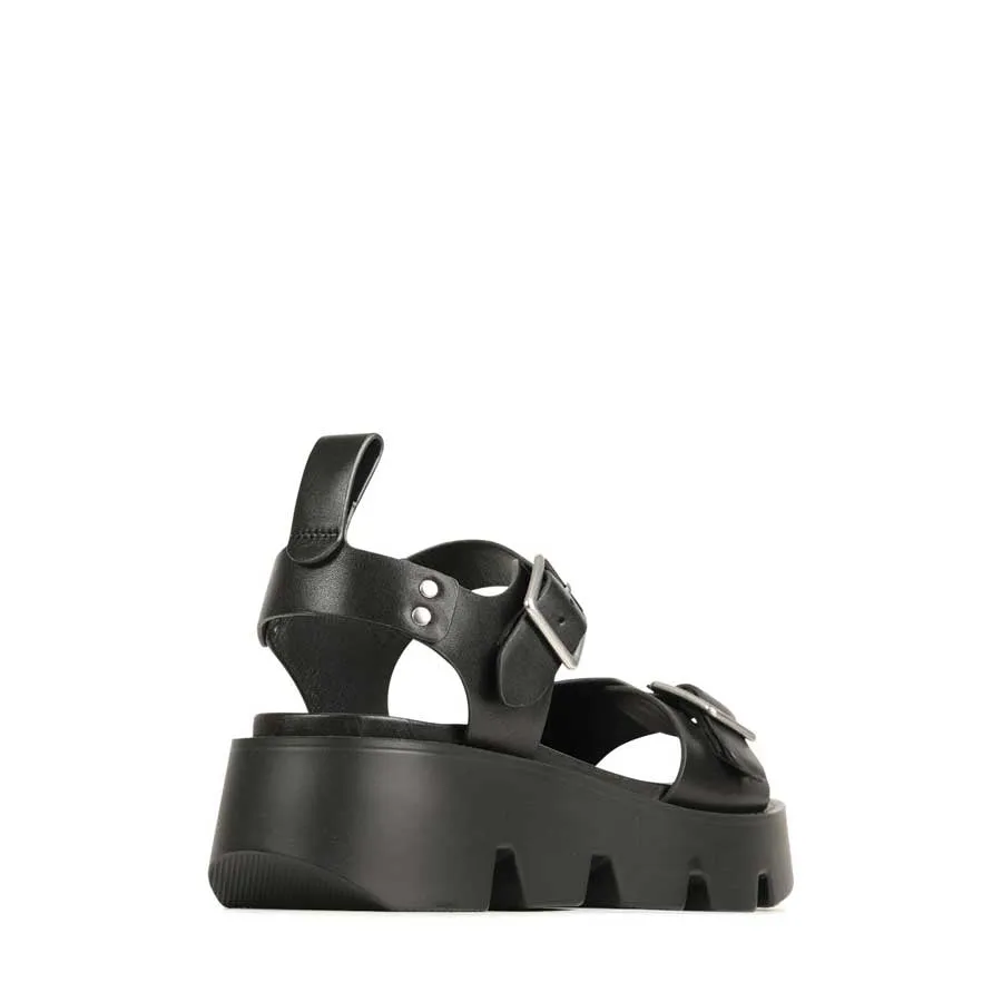 KAIRA PLATFORM SANDALS LEATHER