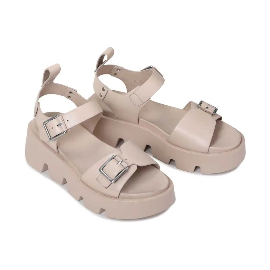 KAIRA PLATFORM SANDALS LEATHER