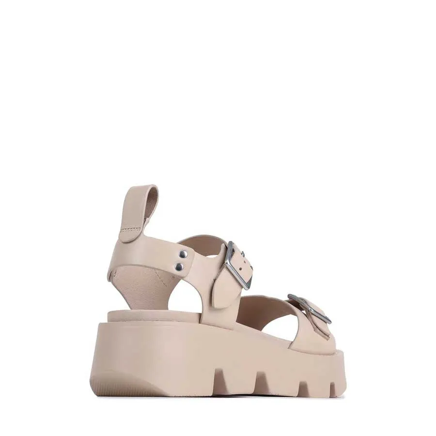 KAIRA PLATFORM SANDALS LEATHER