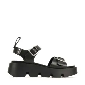 KAIRA PLATFORM SANDALS LEATHER