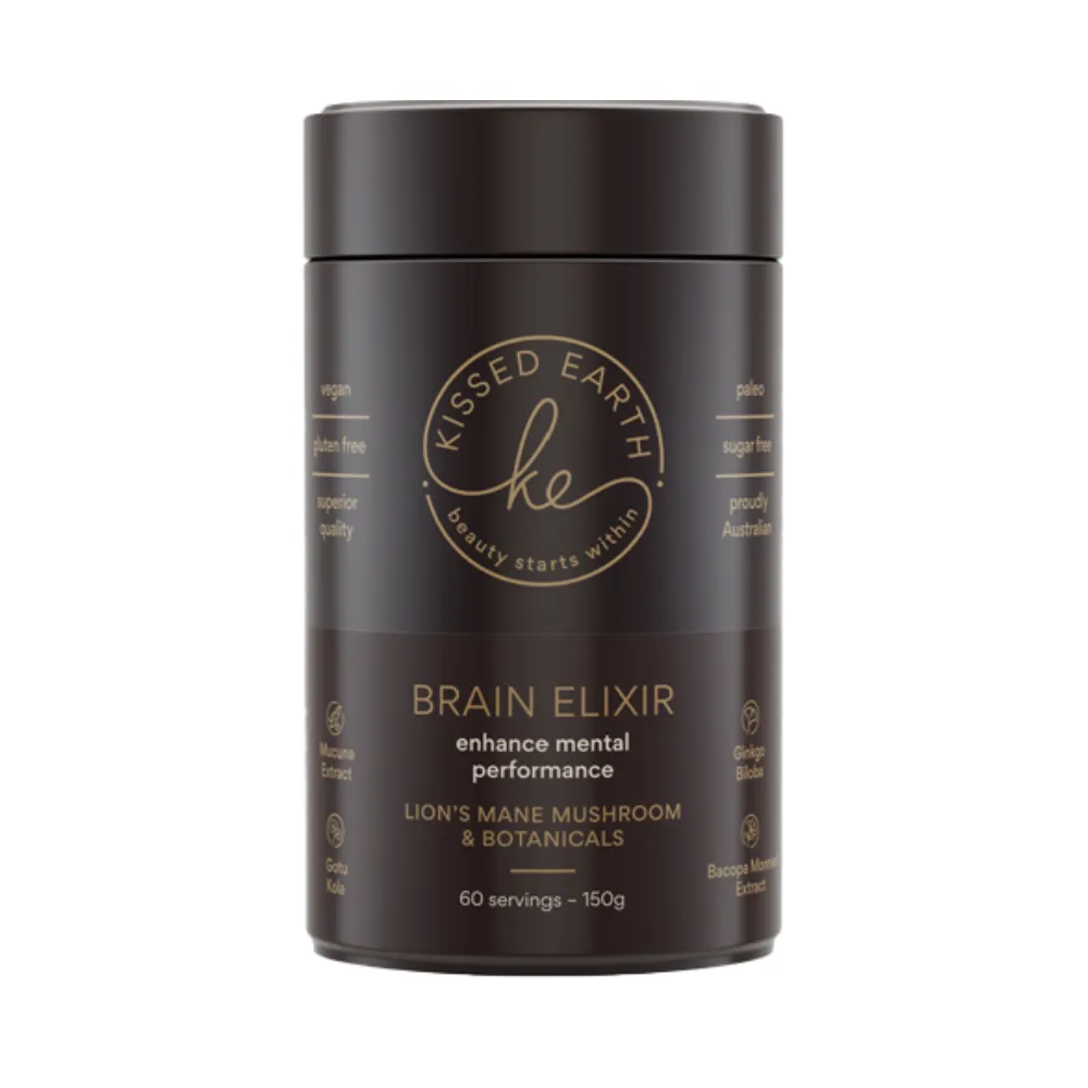 Kissed Earth Brain Elixir - Medicinal Mushrooms 150g