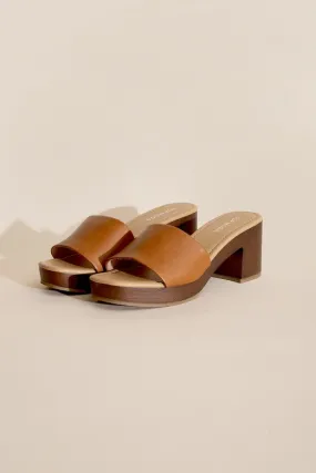 Lauren Slide Mule Heels