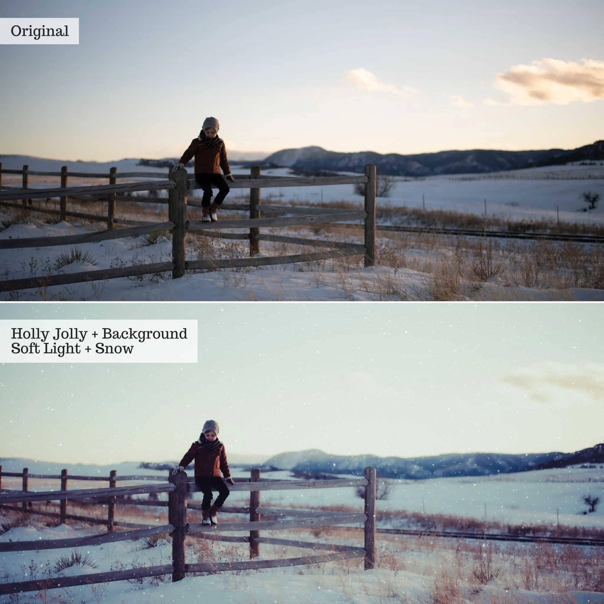 Let it Snow! 2.0 Winter Lightroom Presets & AI Tools – Desktop & Mobile