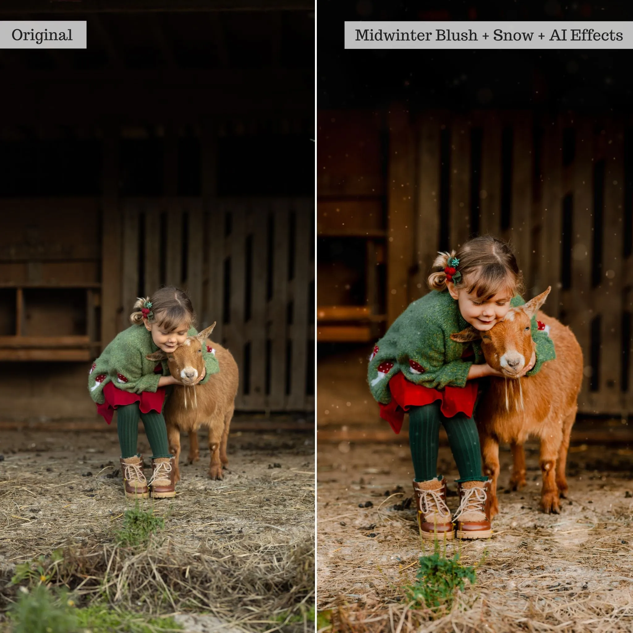 Let it Snow! 2.0 Winter Lightroom Presets & AI Tools – Desktop & Mobile