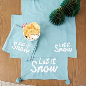 Let It Snow Table Linens