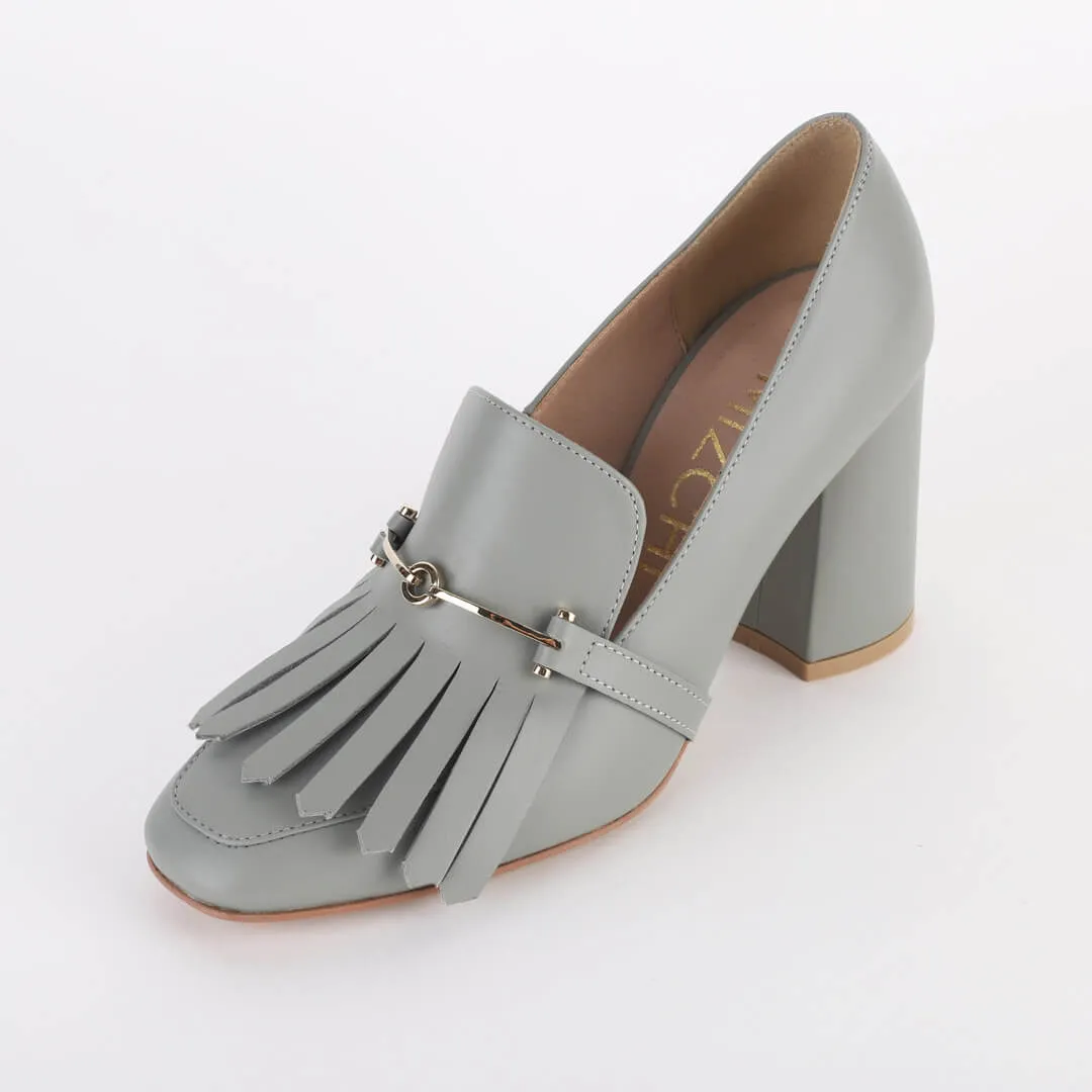 LIDER - chunky leather pumps