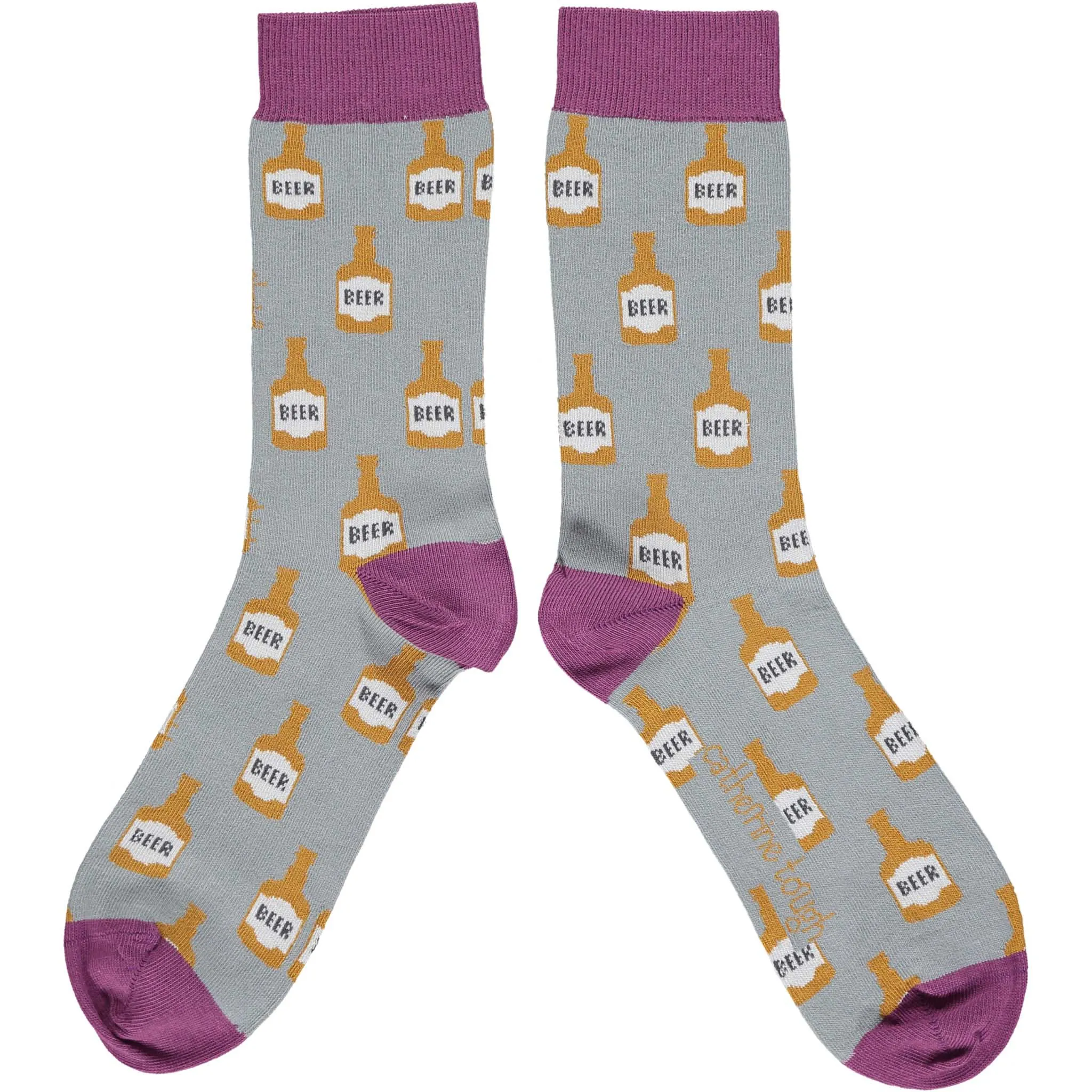 Men's Ginger & Plum Beer Organic Cotton Ankle Socks