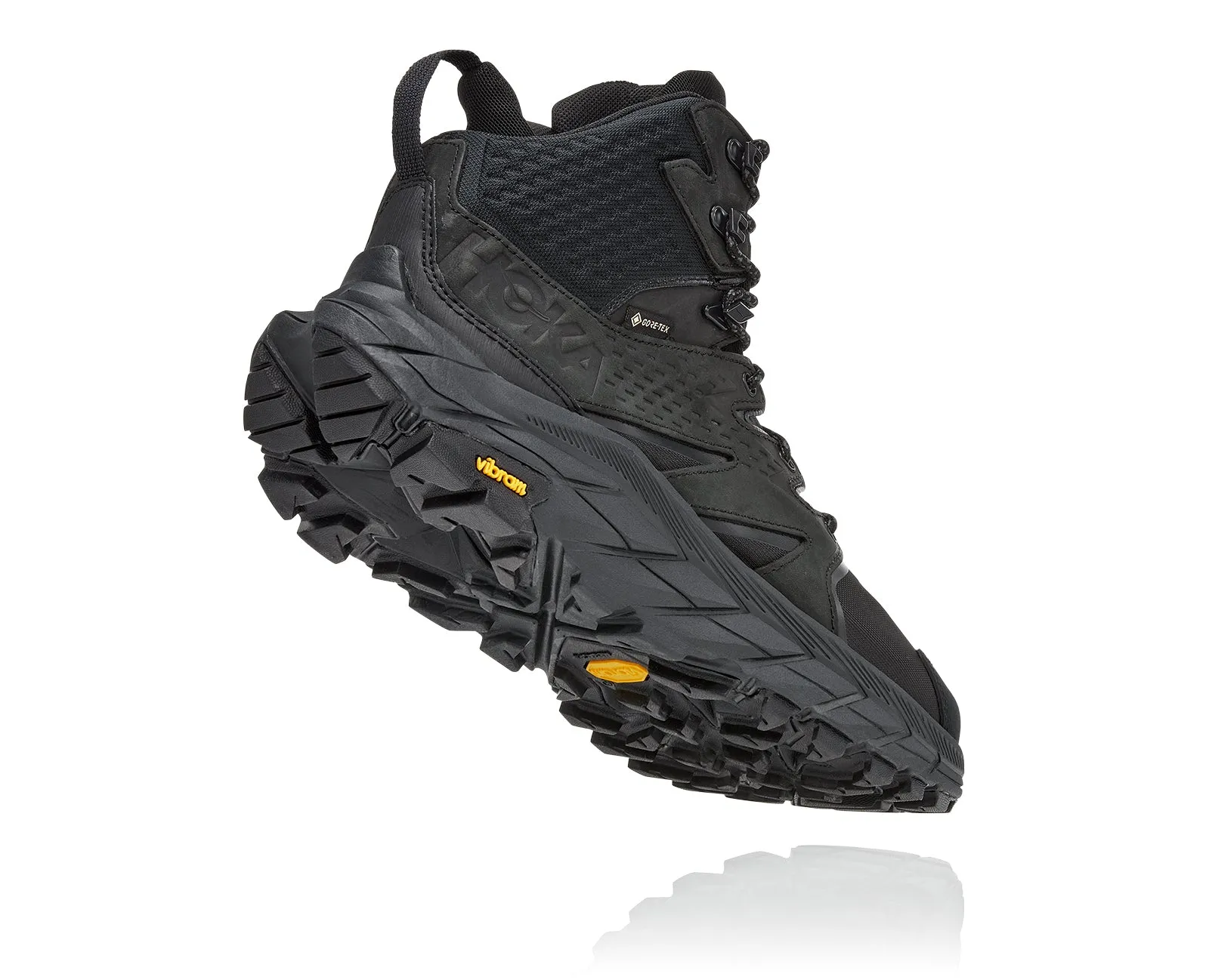 Men's Hoka One One Anacapa Mid GTX Color: Black/Black