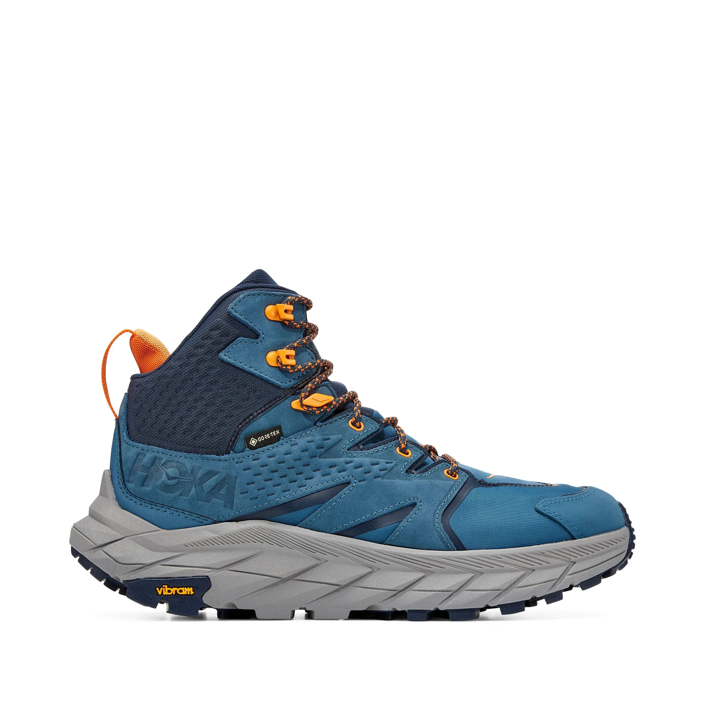 Men's Hoka One One Anacapa Mid GTX Color: Real Teal/Outer Space