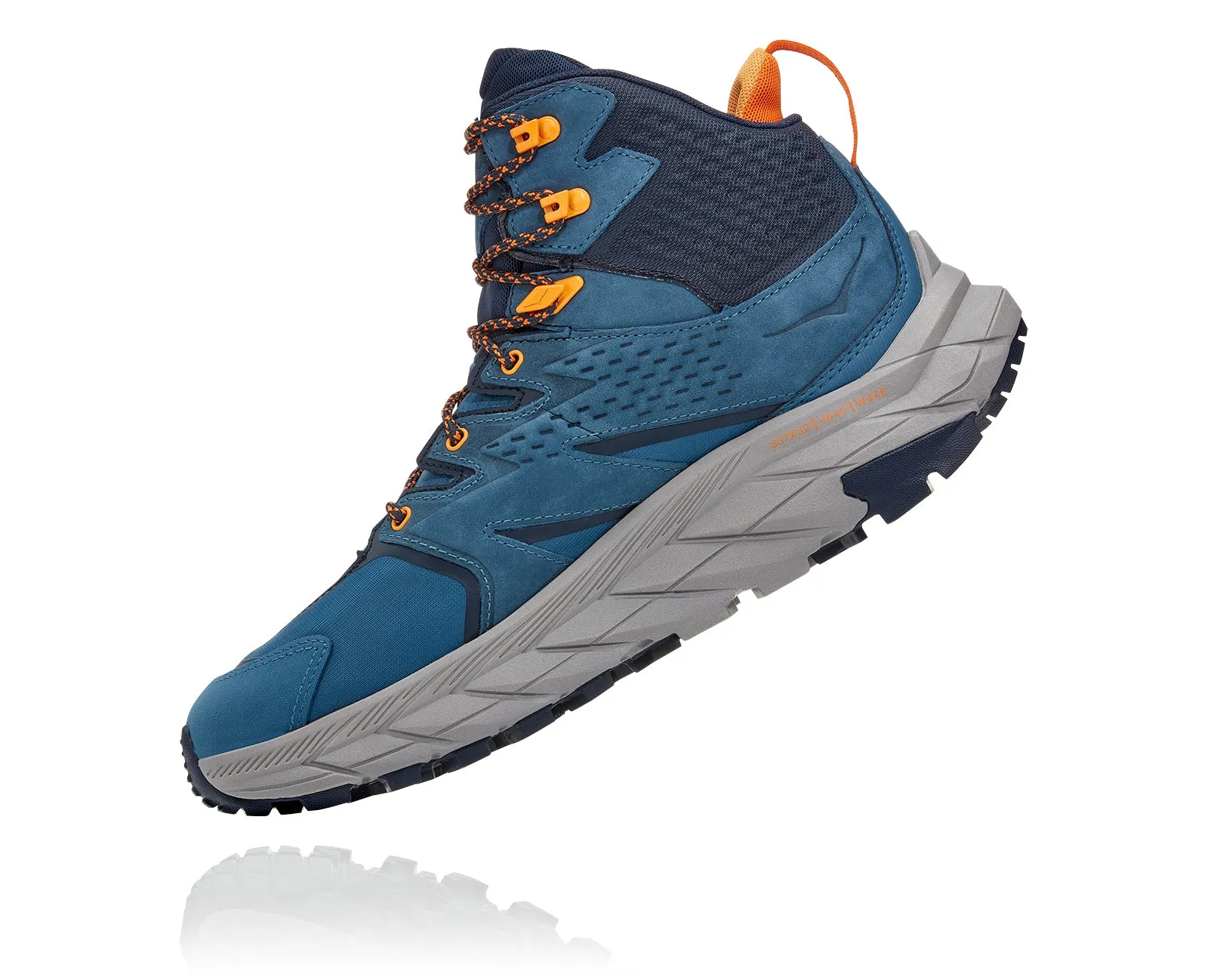 Men's Hoka One One Anacapa Mid GTX Color: Real Teal/Outer Space