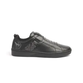 Men's Icon Manhood Black Leather Sneakers 02093-990