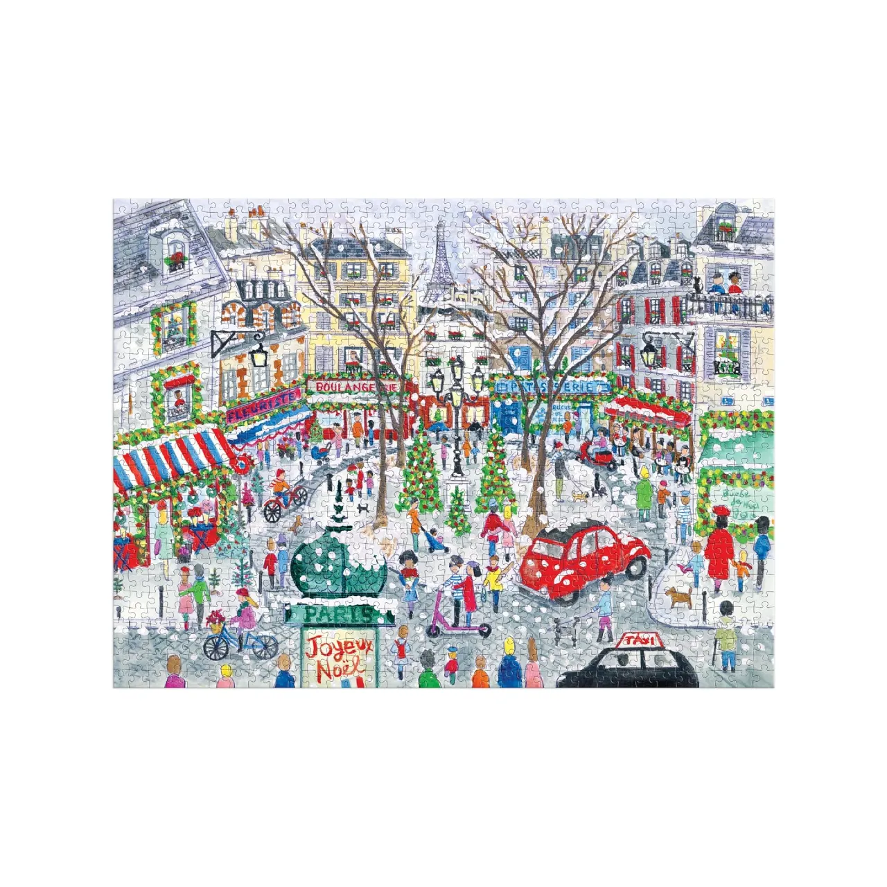 Michael Storrings Christmas In Paris 1000 Piece Jigsaw Puzzle