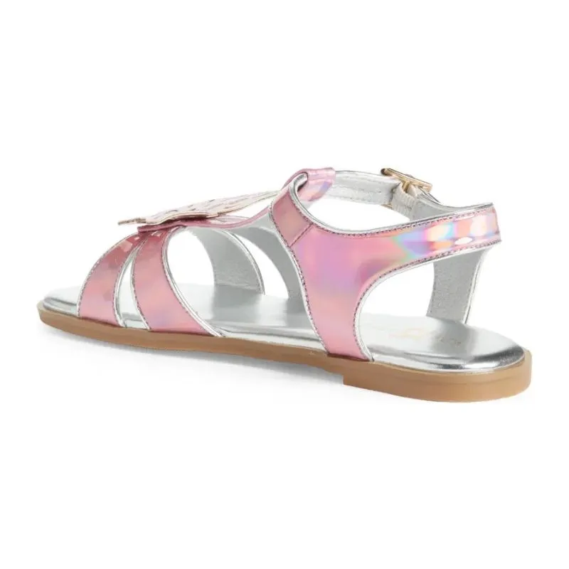 Miss Butterfly Sandal in Rainbow Iridescent - Kids