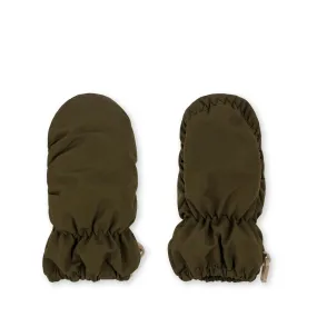 Nohr Snow Baby Mittens in Dark Olive