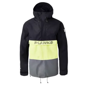 PLANKS Happy Days Anorak Men's Snow Jacket Fluoro Lime