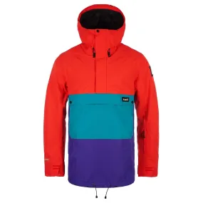 PLANKS Happy Days Anorak Men's Snow Jacket Hot Red