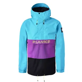 PLANKS Happy Days Anorak Men's Snow Jacket Petrol Blue