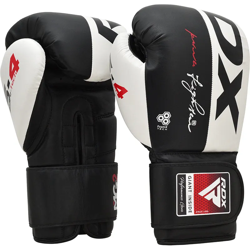 RDX S4 Leather Sparring Boxing Gloves